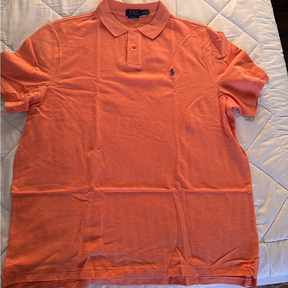 Peach light orange POLO RALPH LAUREN SHIRT XXL